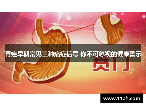 胃癌早期常见三种痛症信号 你不可忽视的健康警示