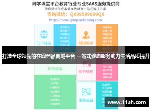 打造全球领先的在线药品商城平台 一站式健康服务助力生活品质提升